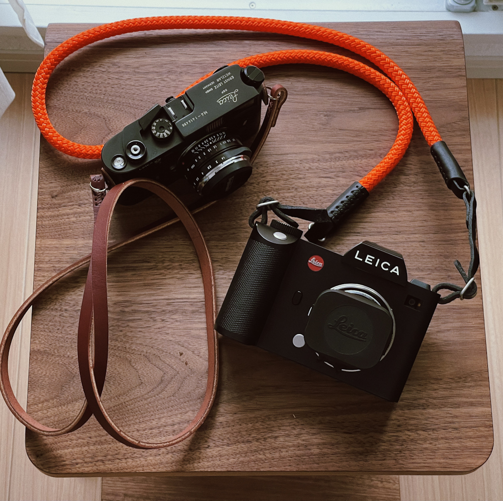 neon camera strap