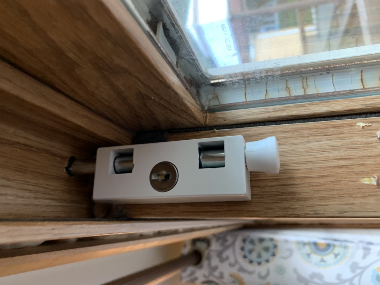 Patio Door Lock - Enhanced Home Security, Adjustable, Easy Installatio