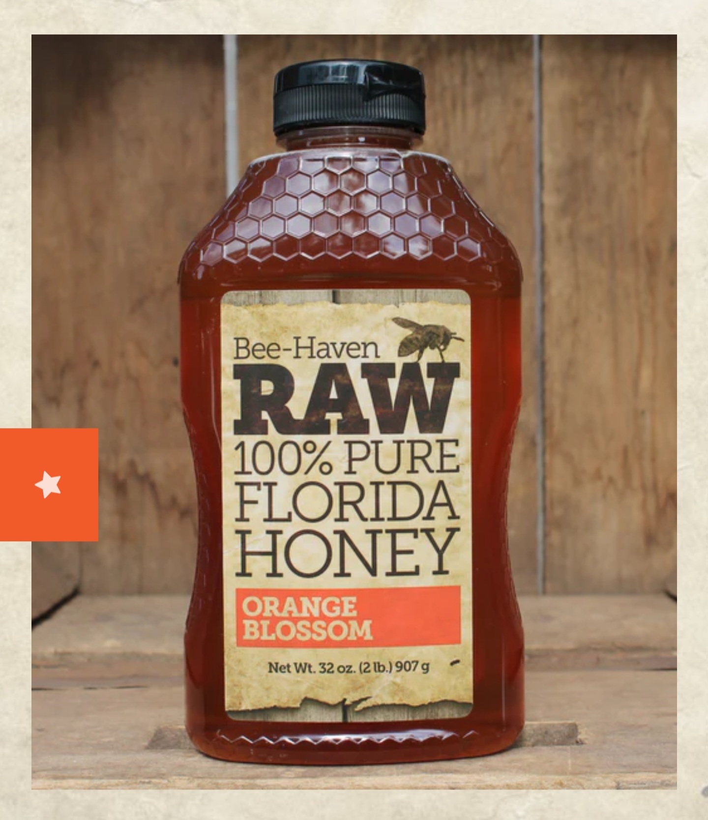 Orange Blossom 1 Pound Bottle – Bee-Haven Honey Farm, Inc